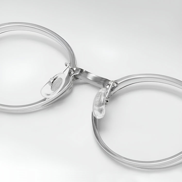 Eterlens 時の円環コレクション｜9.2g セミチタンキーホールブリッジデザイン | レトロで高級感のあるメガネ - 商品画像 8/14 (Round RxReady)