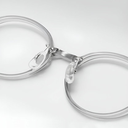 Eterlens｜セミチタンキーホールブリッジデザイン | レトロで高級感のあるメガネ