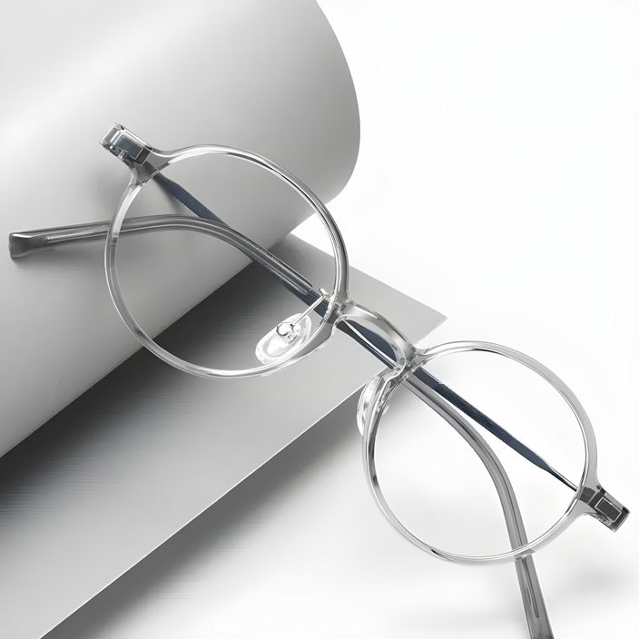 Eterlens｜セミチタンキーホールブリッジデザイン | レトロで高級感のあるメガネ