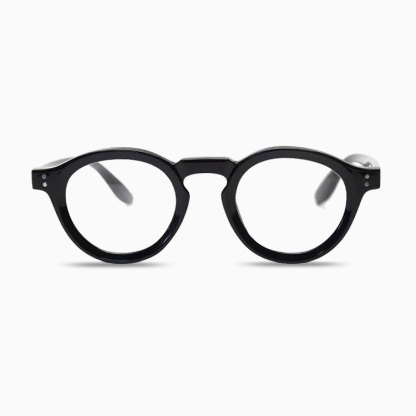 Eterlens|レトロ風ボストンフレーム|ブルーライトカット樹脂レンズ|キーホールブリッジ老眼鏡