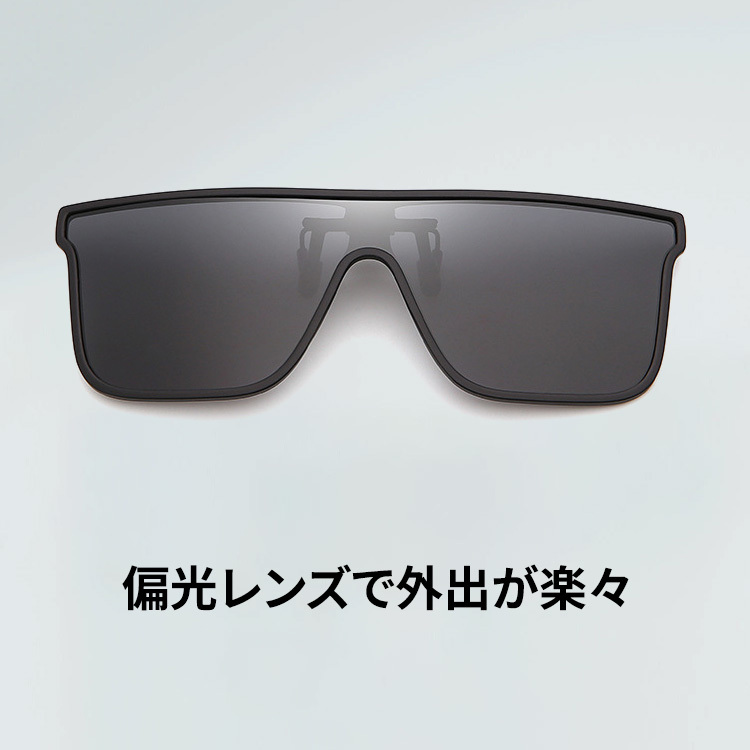 Eterlens｜ドライバー専用UVカット｜調光・偏光・眩しさ対策｜クリップオン式サングラス