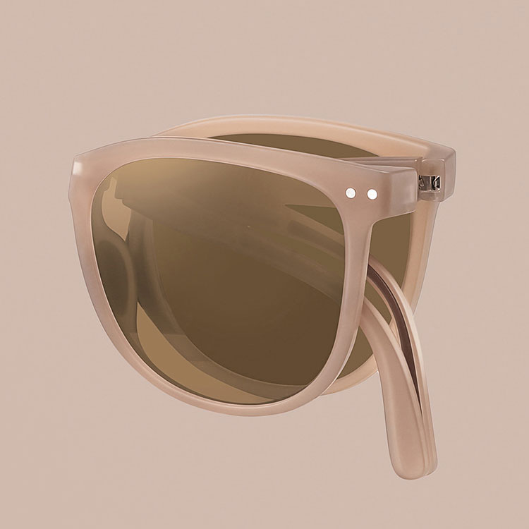 Eterlens | スクエアフレーム  TR90 | カラーレンズ  折りたたみ可能  | uv400 偏光サングラス-Eterlens