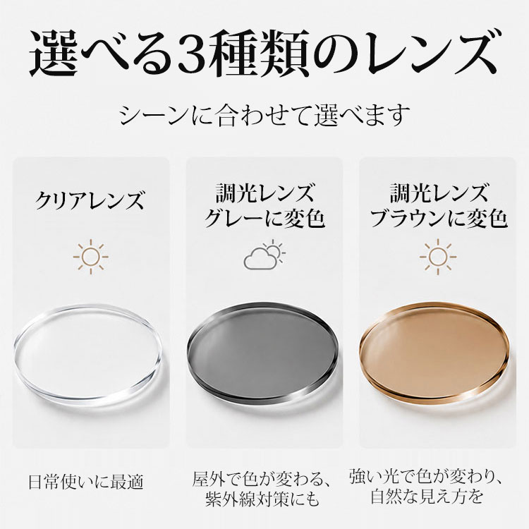 【自然に印象アップ】Eterlens｜超軽量ボストンシェイプメガネ │顔まわりをすっきり見せ、若々しい印象に