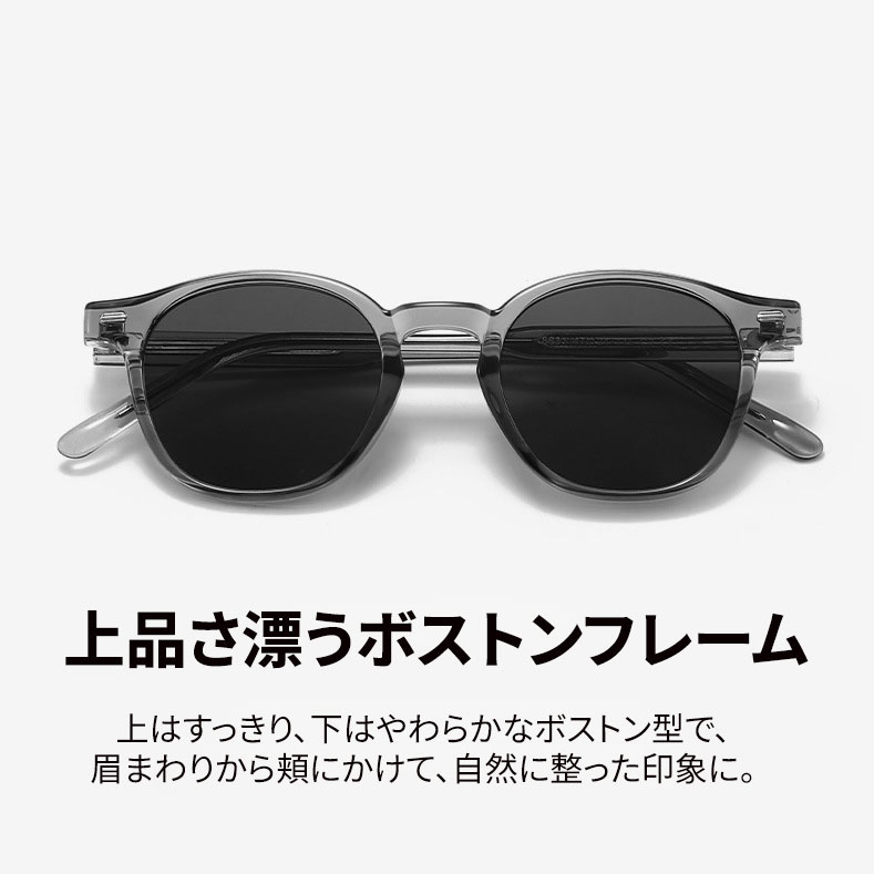 【小顔効果・ミニマリズム】Eterlens | 強化TAC偏光レンズ| UV400・日焼け防止 | 眩しさ・反射光を徹底カット | 4K級の視界で安全運転を | 偏光サングラス