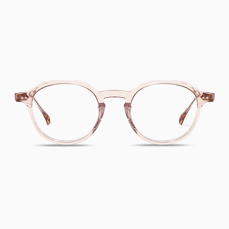 Eterlens｜アセテートチタン製小顔見えレトロ感あふれるメガネ｜素顔に映える万能デザイン