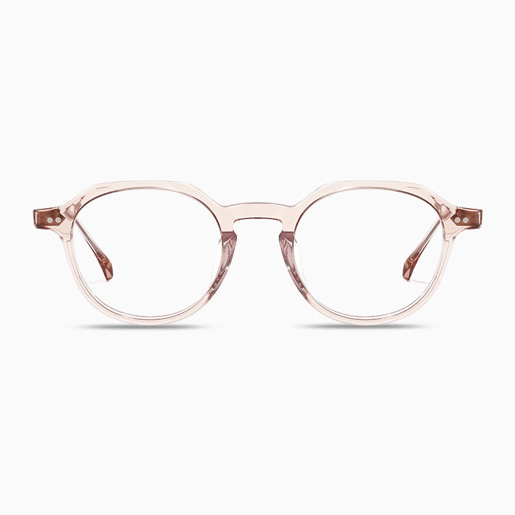 Eterlens｜アセテートチタン製小顔見えレトロ感あふれるメガネ｜素顔に映える万能デザイン