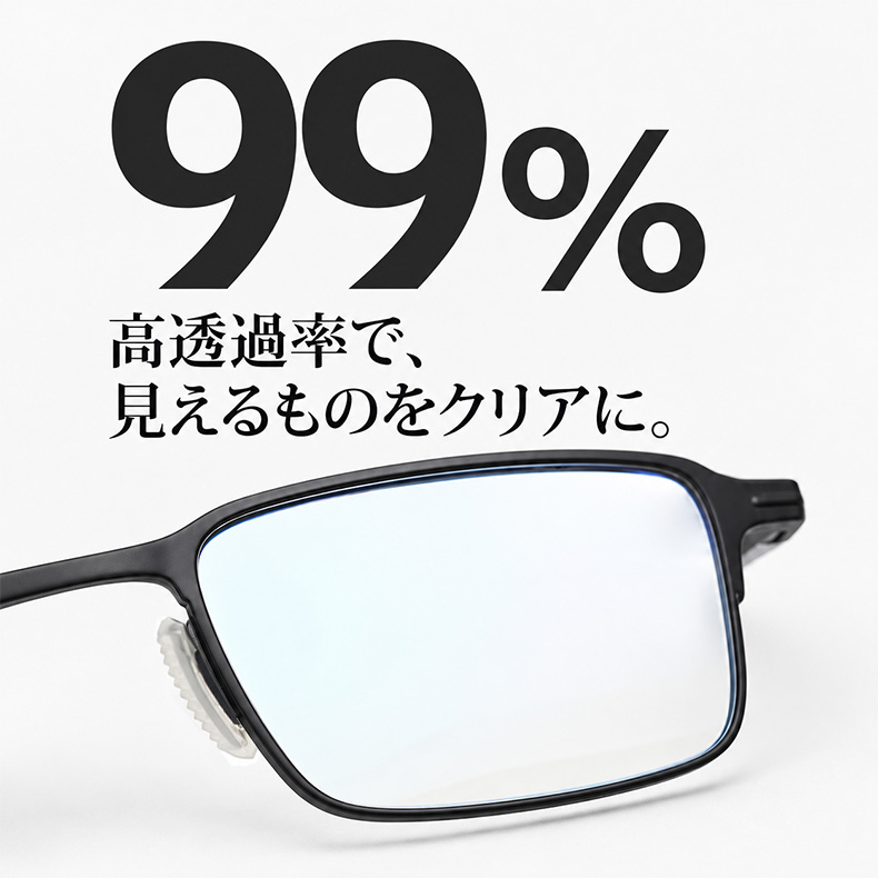 【超薄型・折りたたみ式】Eterlens折りたたみ式超薄型 老眼鏡│ブルーライトカット│メンズスクエアフレーム