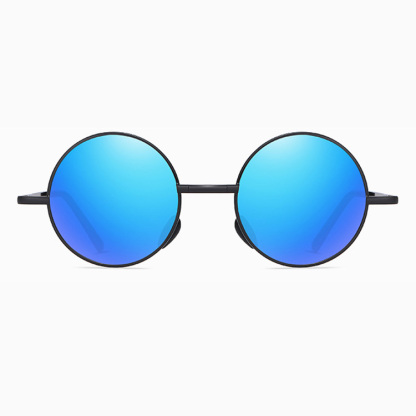 Eterlens | クラシックメタルラウンドフレーム | 折りたたみ  偏光調光 | メンズドライブメガネ-Eterlens