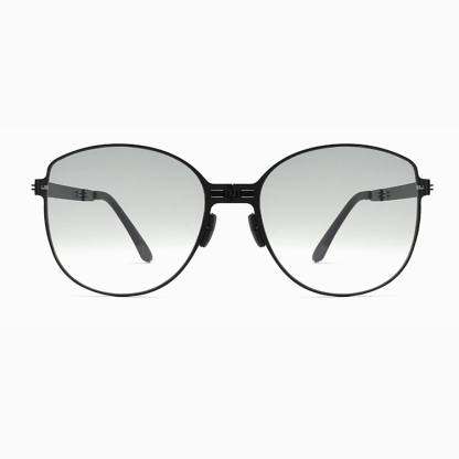 Eterlens｜軽量ビッグフレーム 素顔グラデーション｜折りたたみuv400｜ins風サングラス-Eterlens