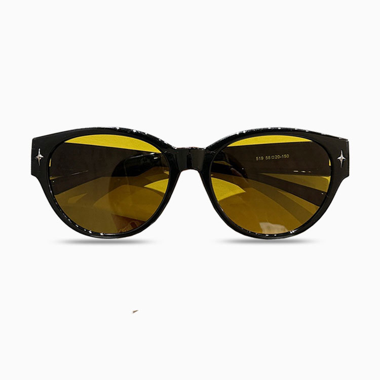 Eterlens｜トレンド新作キャッツアイ型サングラス｜UVカット・樹脂レンズ｜メガネの上からかけられるオーバーグラス