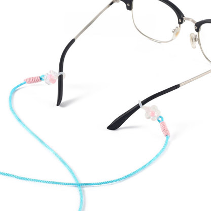 Eterlens｜花飾り付き滑り止めメガネストラップ
