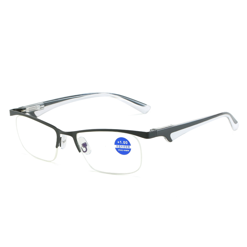ハーフリム遠近両用シニアグラス-老眼鏡 おしゃれ-Eterlens