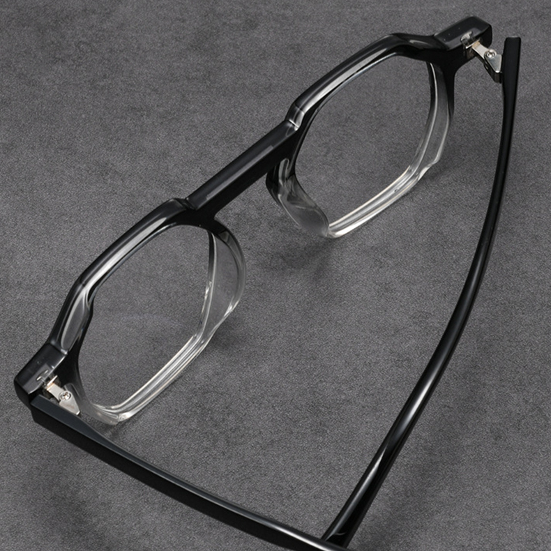 Eterlens｜派手な多角形超軽量メガネ｜個性的でファッショナブル