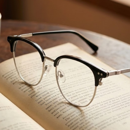 Eterlens │クラシックなブローフレームメガネ