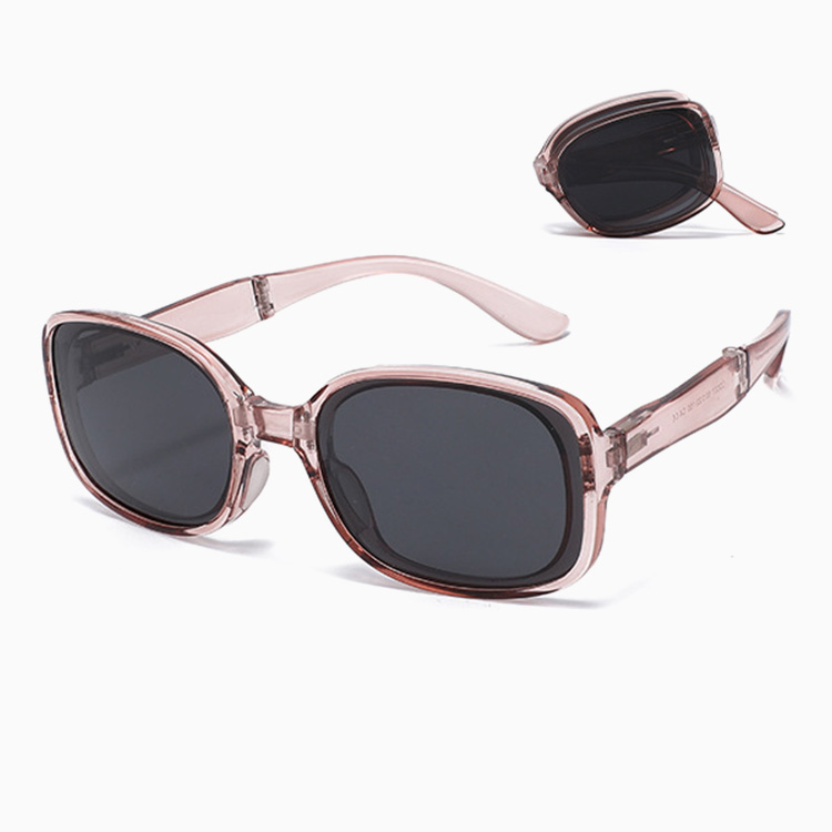 Eterlens｜透明感のあるオーバルフレーム｜折りたたみ 偏光｜トレンド偏光サングラス-Eterlens