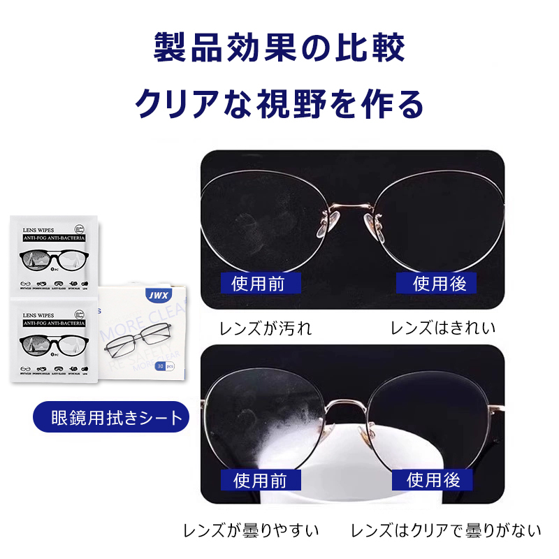 Eterlens  眼鏡用曇り止め拭きシート-m-Eterlens