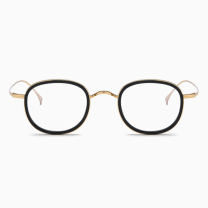 Eterlens｜ウェリントン型スプラウトパットメガネ｜度付き対応｜匠の技が光る1本