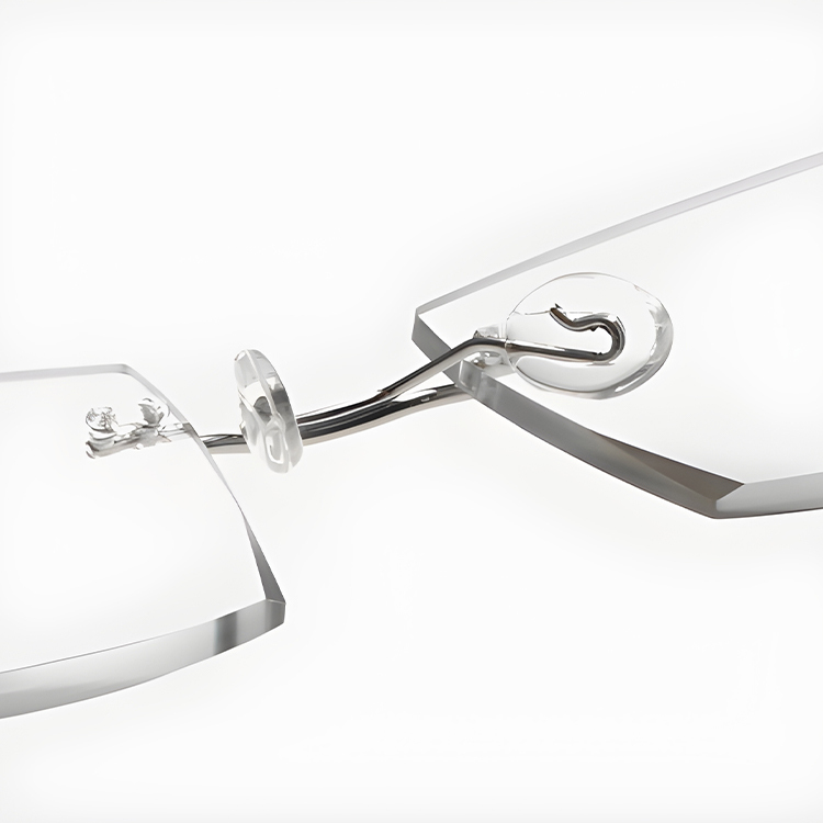 Eterlens｜ツーポイントリムレス老眼鏡｜調光ブルーライトカット｜エレガントで控えめ