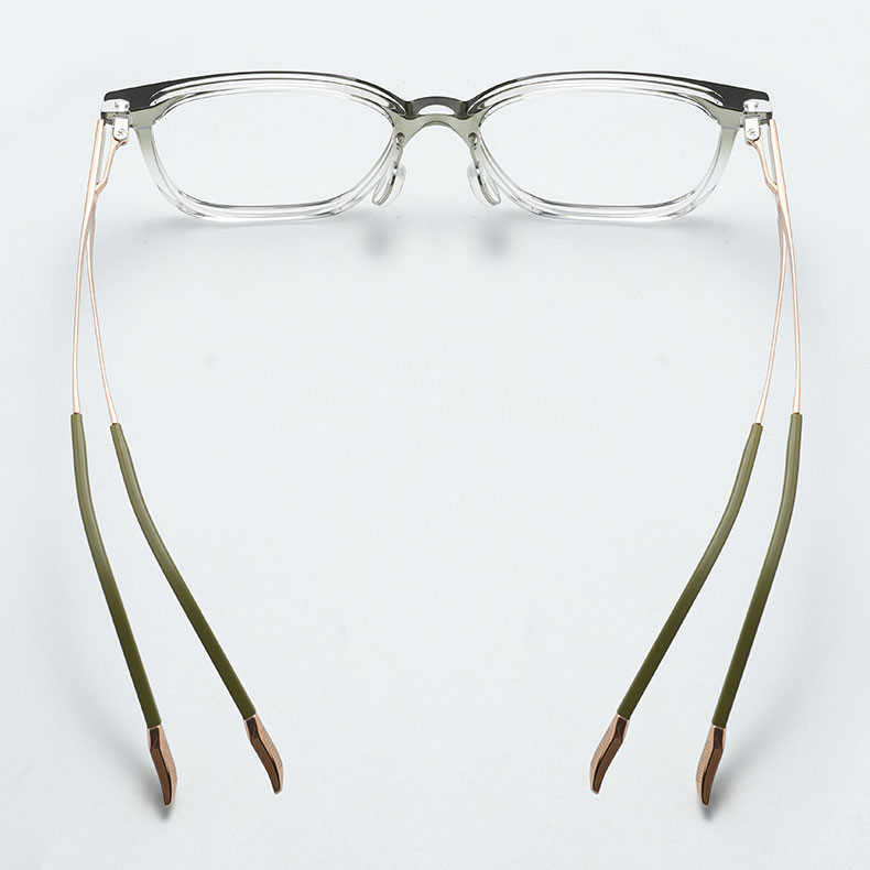 Eterlens｜レトロ感漂うビッグフレームメガネ | ファッショナブルなグラデーションカラー｜素っぴんでも盛れる一本