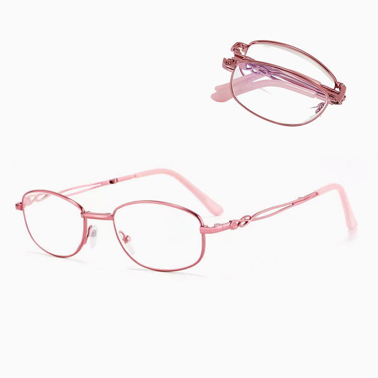 Eterlens｜エレガントなメタルフレーム｜折りたたみ  ブルーライトカット｜持ち運びやすい老眼鏡-Eterlens