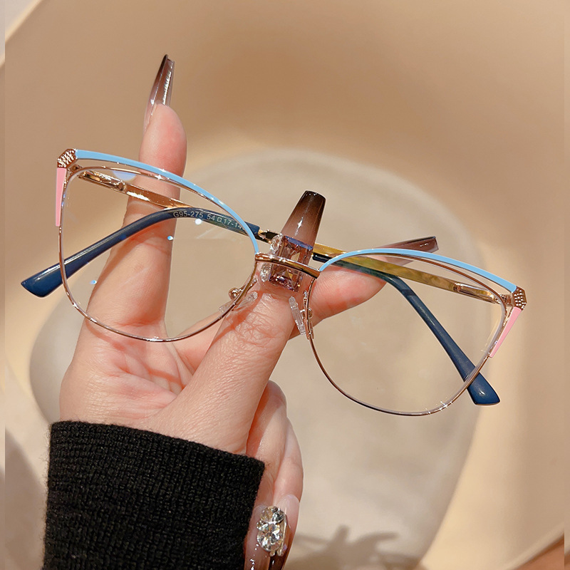 Eterlens 大人の遊び心をくすぐる キャッツアイメガネ-Eterlens