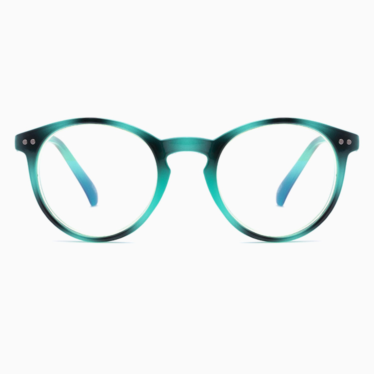 Eterlens｜超軽量スリムフレームボストン型｜樹脂レンズ・ブルーライトカット｜キーホールブリッジ老眼鏡