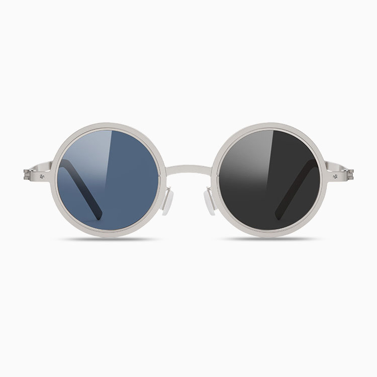 Eterlens│丸型回転調節可能な調光サングラス│クリアな偏光レンズ│UV カット