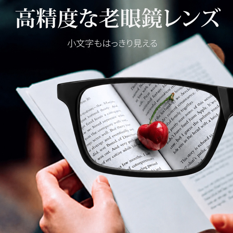 Eterlens 超軽量マグネット式首掛け老眼鏡