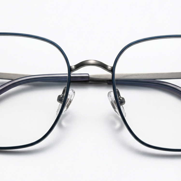 Eterlens-クラシックなメタルスクエアフレーム