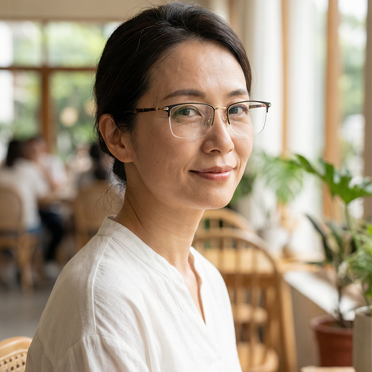 Eterlens│クラシックなブロー型メガネ