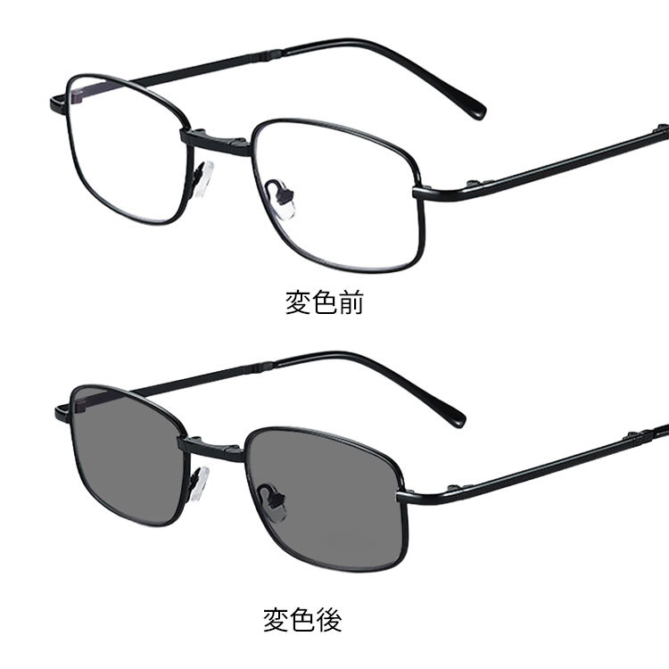 Eterlens | チタン合金折りたたみ式 | 遠近両用調光レンズ | ファッション老眼鏡-Eterlens