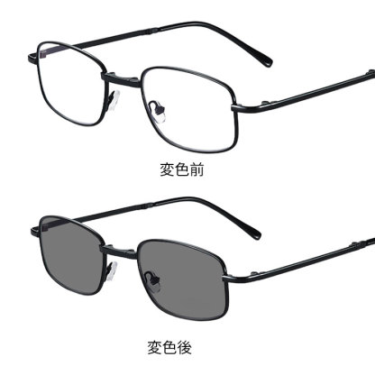 Eterlens | チタン合金折りたたみ式 | 遠近両用調光レンズ | ファッション老眼鏡-Eterlens