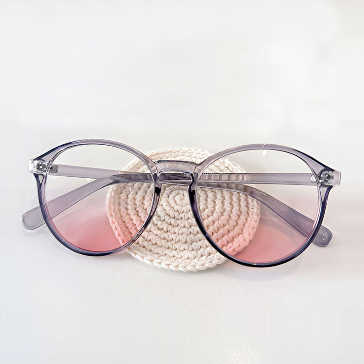 Eterlens | ビッグフレームチークメガネ | 小顔効果ブルーライトカット | 素顔に映える