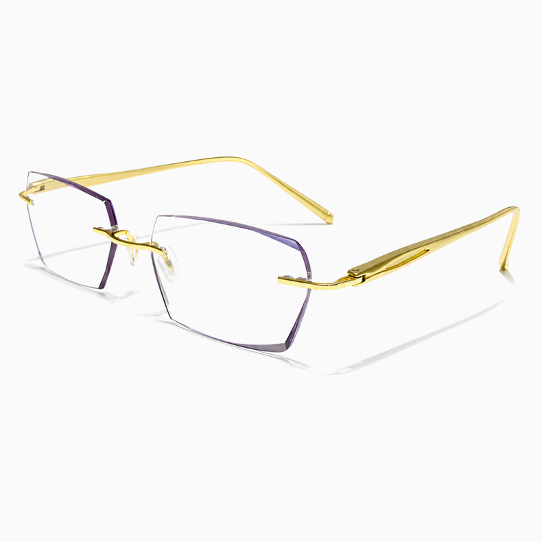 Eterlens｜リムレススクエア型ビジネス用調光リーディンググラス