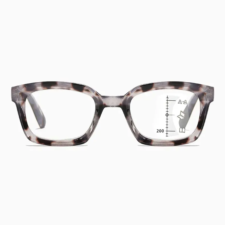 知性の窓  | ブルーライトカット老眼鏡ビッグフレームウェリントン型 | Black | Eterlens