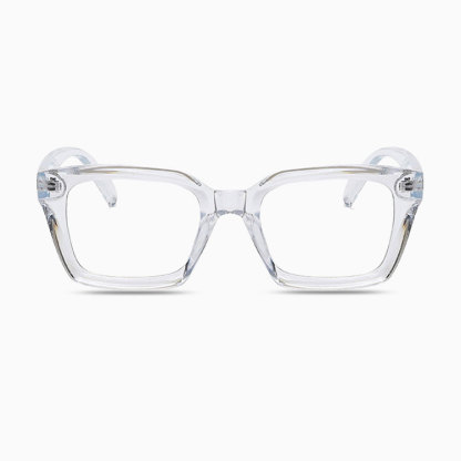 【小顔効果・太縁フレーム】Eterlens おしゃれなビッグフレーム老眼鏡｜クラシック 黒縁｜ブルーライトカット機能｜顔型カバー ｜ユニセックス