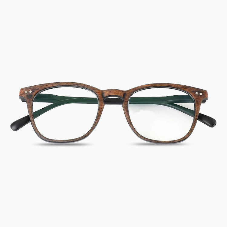 Eterlens │木目調フレームデザイン│ 二重焦点調光+累進多焦点 │ レトロな遠近両用老眼鏡-Eterlens