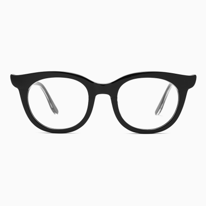 Eterlens｜派手なバイカラーブローフレームメガネ｜おしゃれで個性的