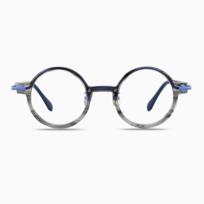 Eterlens | レトロ風ラウンド型アセテートメガネ | スタイリッシュ | オーダーメイド