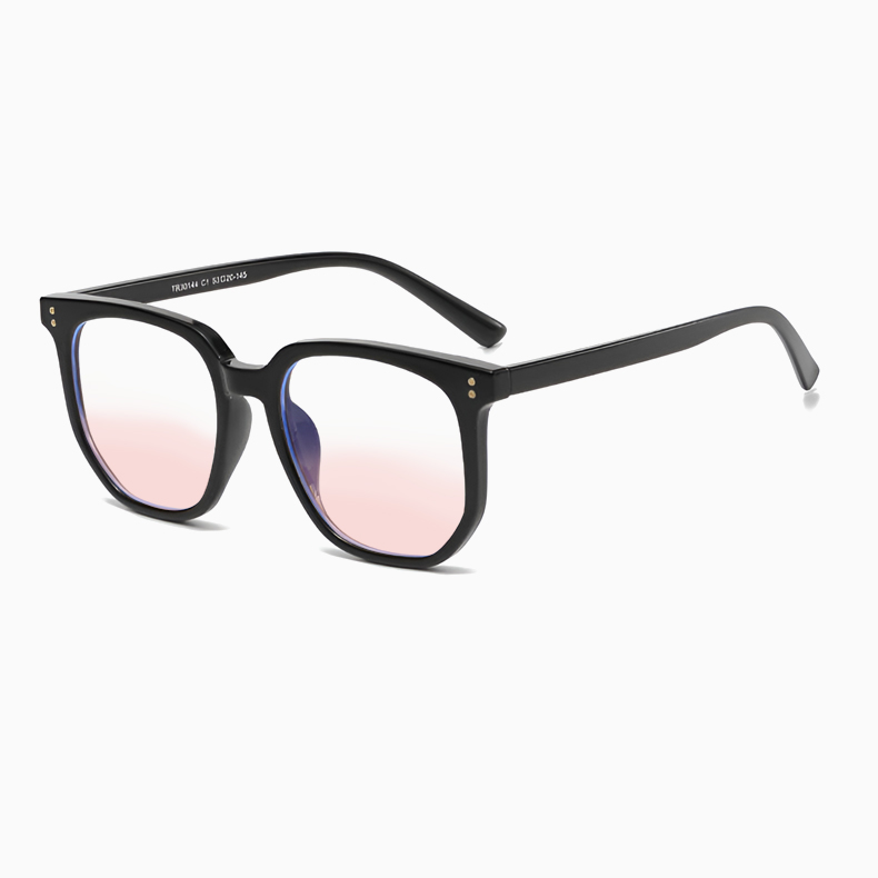 Eterlens｜ビッグフレームのチークメガネ｜小顔効果