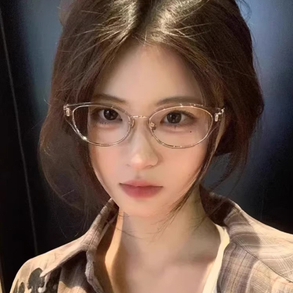 【小顔効果・高級感溢れる】Eterlens  キャットアイメガネ | 14.4g超軽量TR+合金フレーム | 度付き対応・ブルーライトカット・レディース - 商品画像 8/12 (CatEye RxReady)