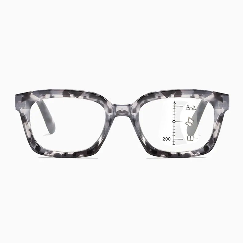 Eterlens 老眼鏡【ジ・エディット】| かけるだけで私が変わる| 究極の小顔効果ビッグフレーム | ブルーライトカット |遠近両用 |おしゃれ