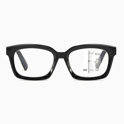 Eterlens 老眼鏡【ジ・エディット】| かけるだけで私が変わる| 究極の小顔効果ビッグフレーム | ブルーライトカット |遠近両用 |おしゃれ