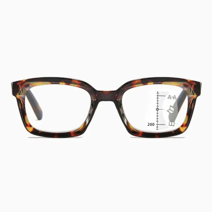 Eterlens 老眼鏡【ジ・エディット】| かけるだけで私が変わる| 究極の小顔効果ビッグフレーム | ブルーライトカット |遠近両用 |おしゃれ
