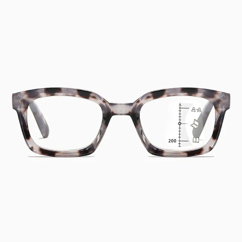 Eterlens 老眼鏡【ジ・エディット】| かけるだけで私が変わる| 究極の小顔効果ビッグフレーム | ブルーライトカット |遠近両用 |おしゃれ