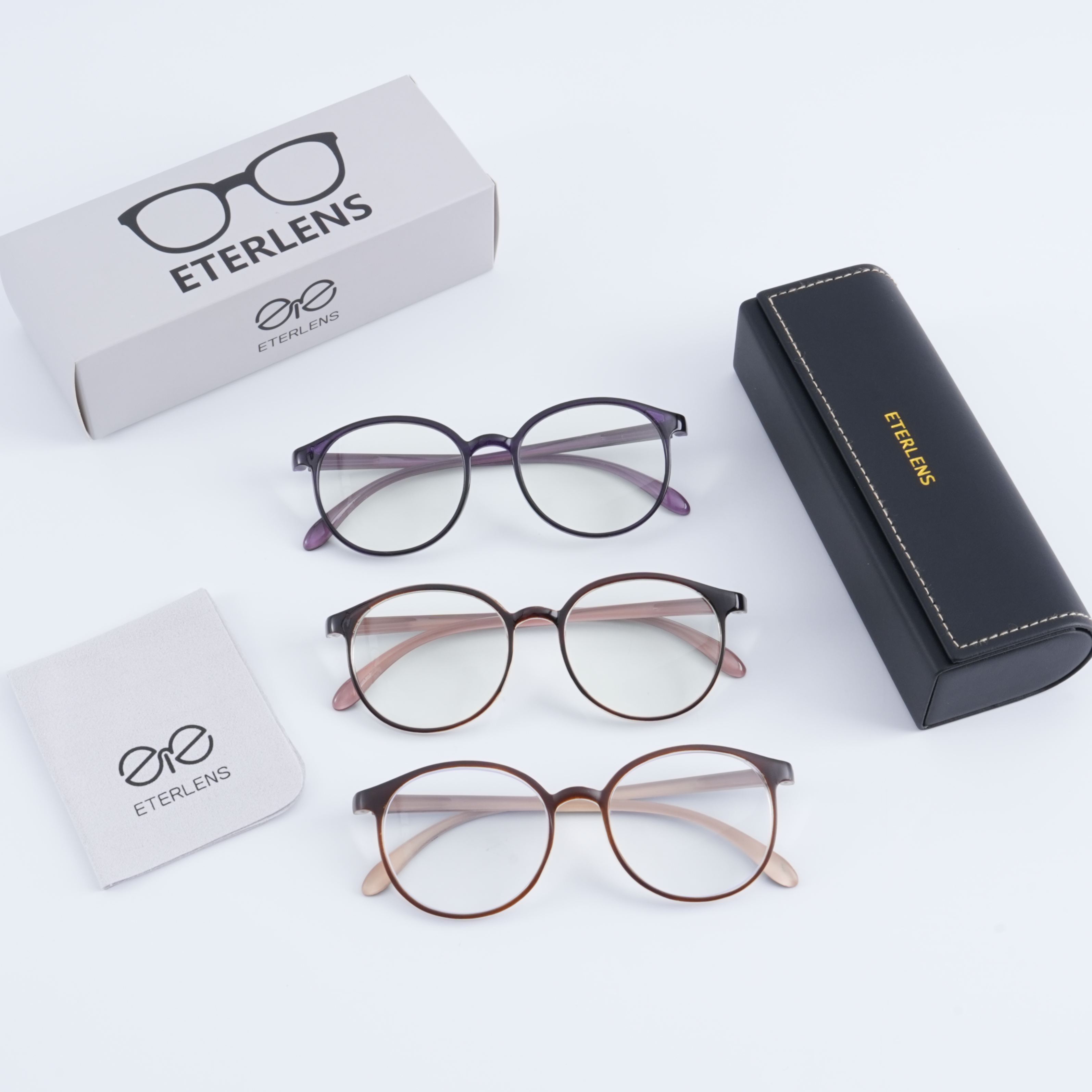 8.7g 超軽量ブルーライトカット若見え老眼鏡 | 目に負担を感じない軽やかさ | Eterlens 商品画像 8