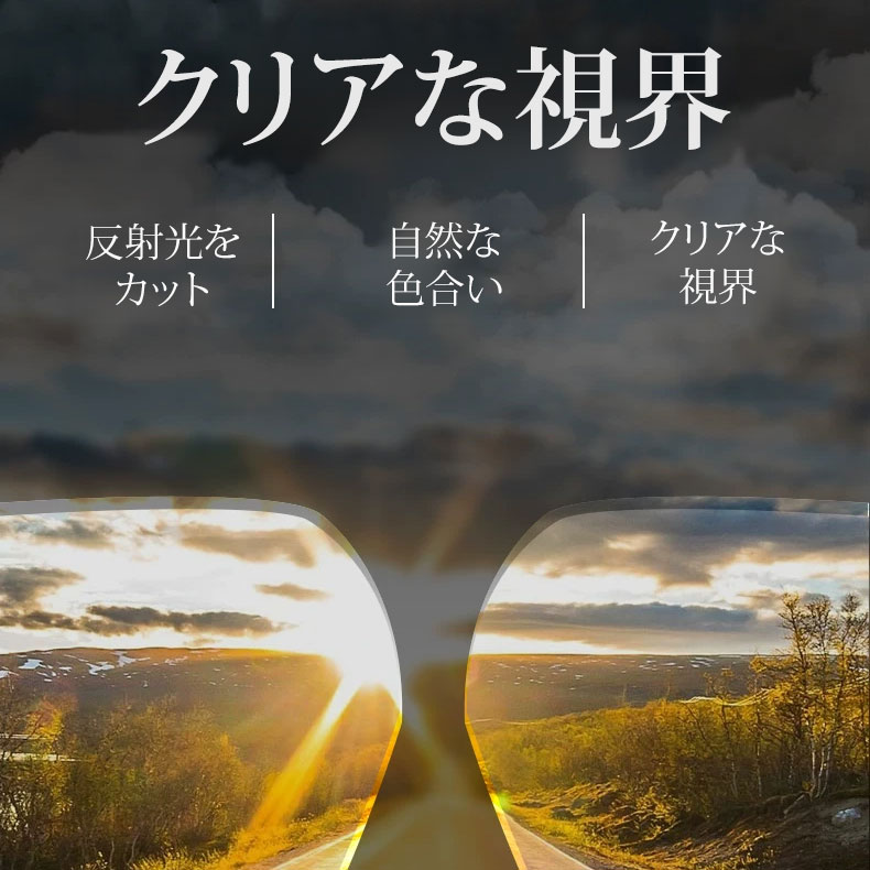 Eterlens │ダブルブリッジ 遠近両用サングラス＆老眼鏡2in1