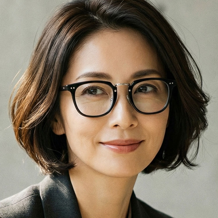 [FX]Eterlens KL "ワン・ビジョン" | これ1本で遠くも近くも、室内も屋外も。| 遠近両用 兼 調光 | クラシックなサーモントブロー メンズ リーディンググラス