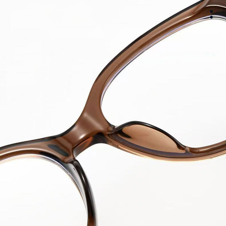 Eterlens | レトロ風フォックス型アセテートメガネ│おしゃれなデザイン