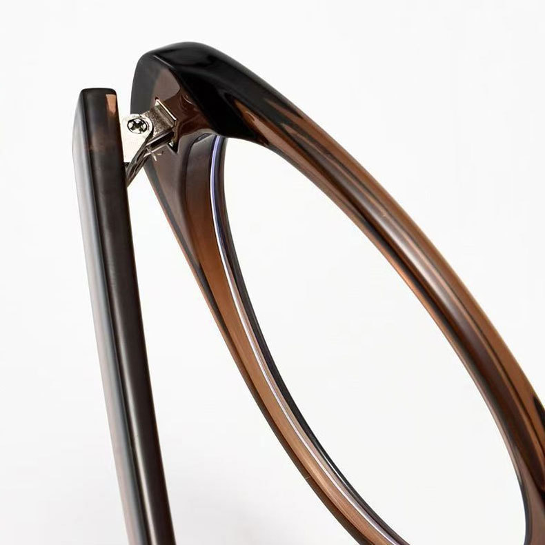 Eterlens | レトロ風フォックス型アセテートメガネ│おしゃれなデザイン